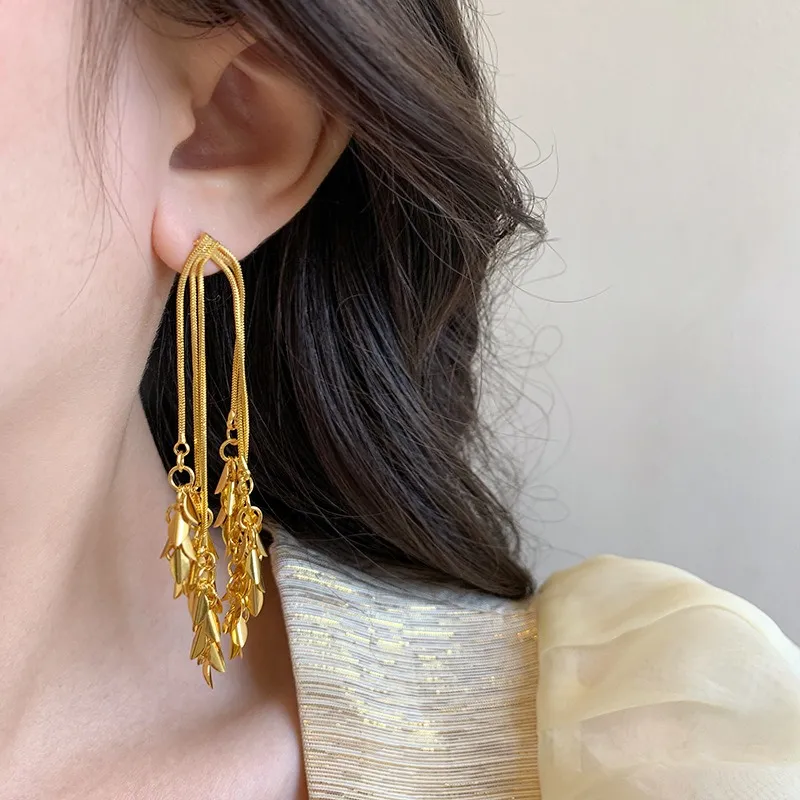 Tong Tong Rabbit Metal Earrings Women's-3