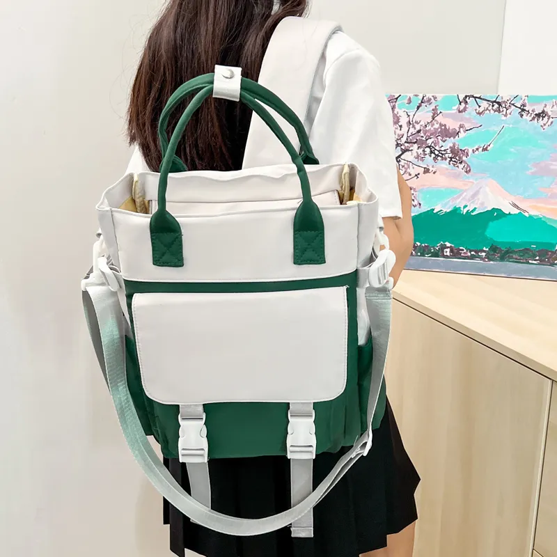 Deli Bear Canvas Backpack Regular Unisex Multicolor-6