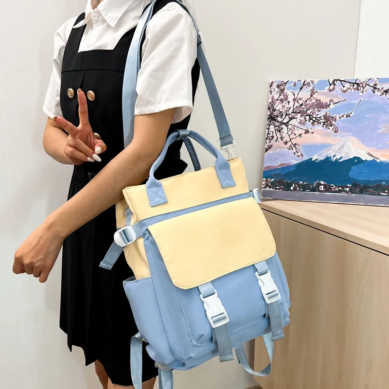 Deli Bear Canvas Backpack Regular Unisex Multicolor-14