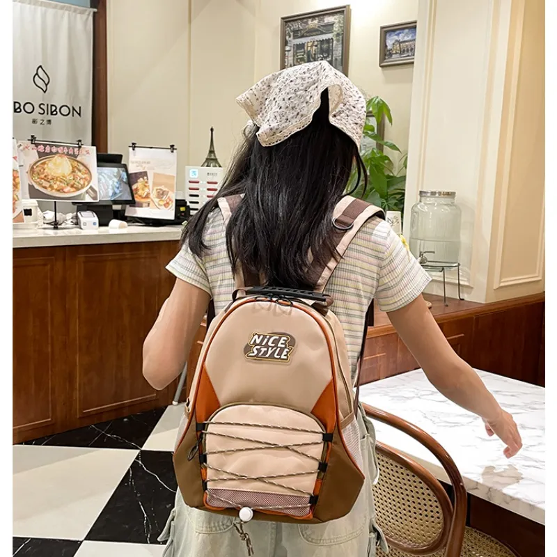 Tong Tong Rabbit Nylon Backpack Regular Unisex Multicolor-9