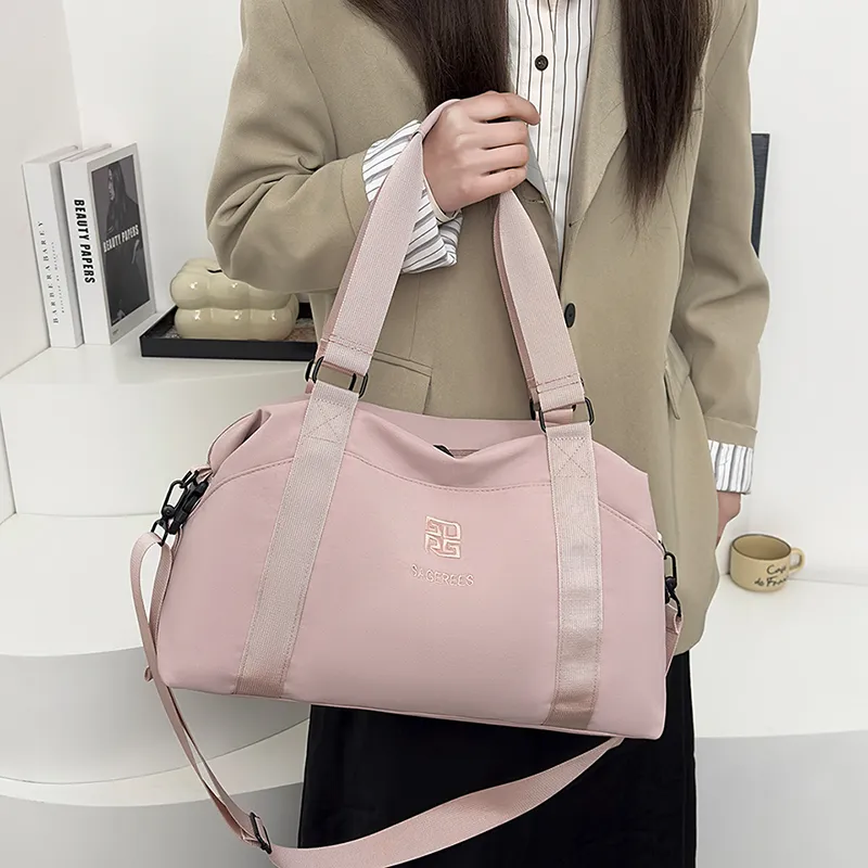 OUZIHUANG Nylon Travel Bag Unisex Multicolor-12