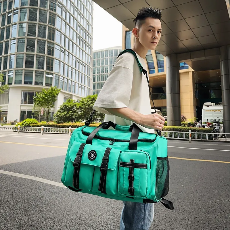 Deli Bear Nylon Travel Bag Unisex Multicolor-10