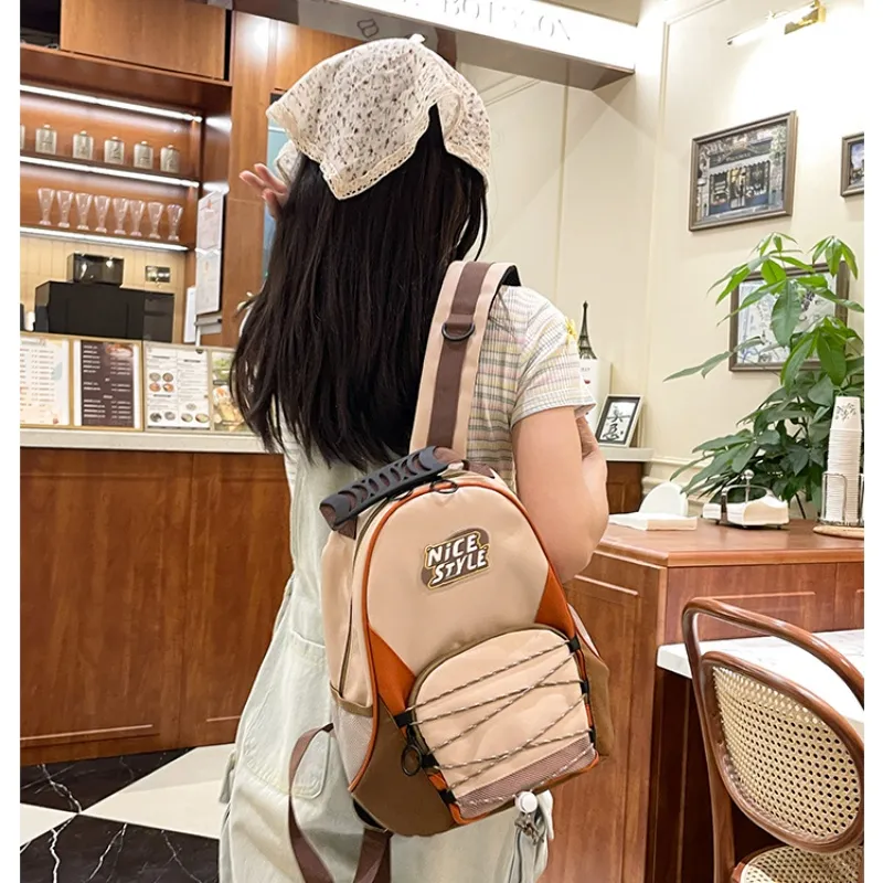 Tong Tong Rabbit Nylon Backpack Regular Unisex Multicolor-8