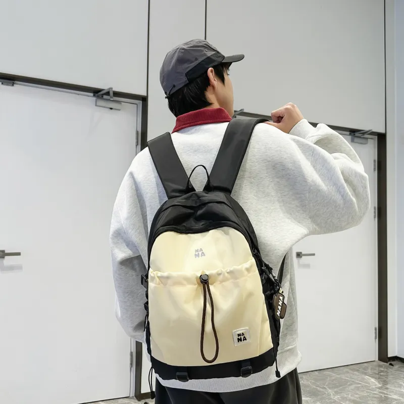 OUZIHUANG Nylon Backpack Unisex Multicolor-2