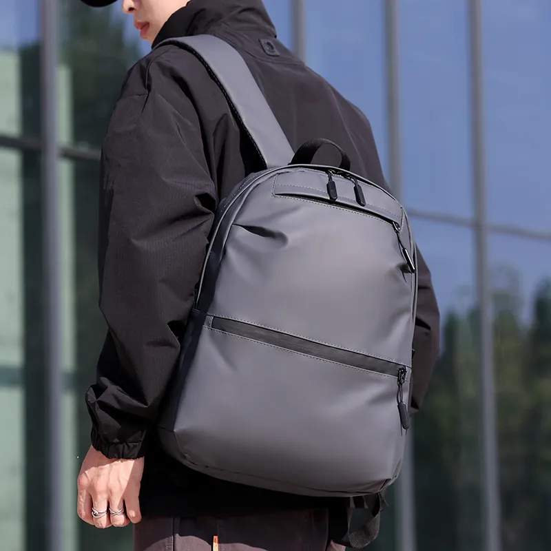 Tong Tong Rabbit Oxford Backpack Men's Black/Gray/Blue-8
