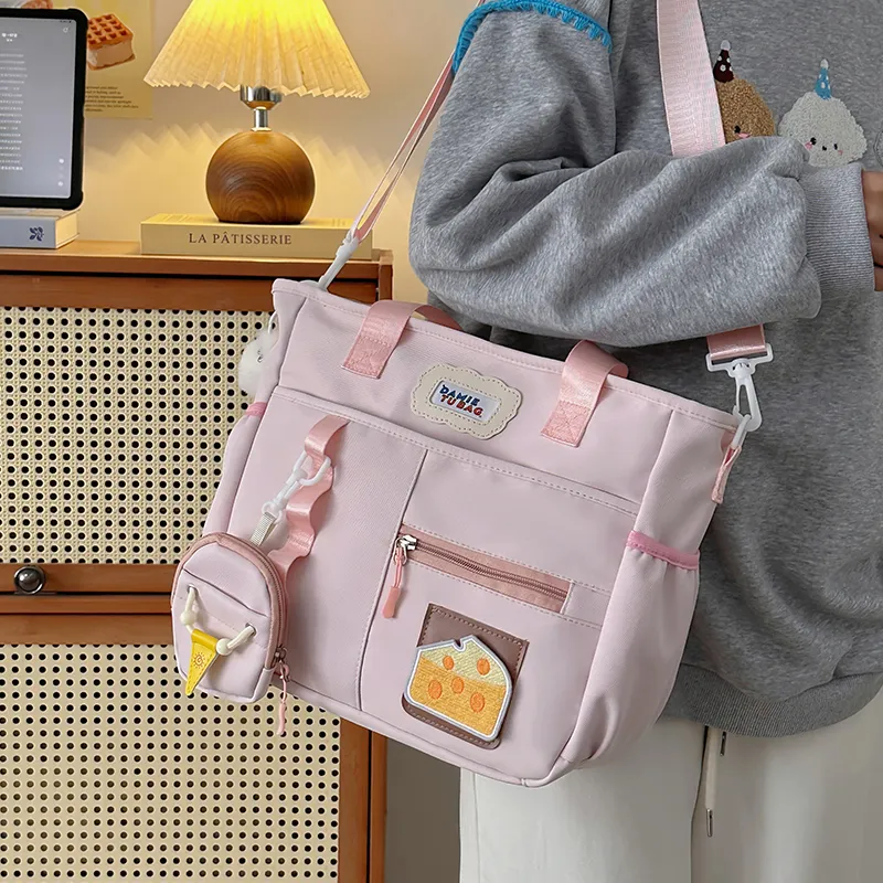 Deli Bear Polyester Tote Bag Shoulder Bag Women's Multicolor-3