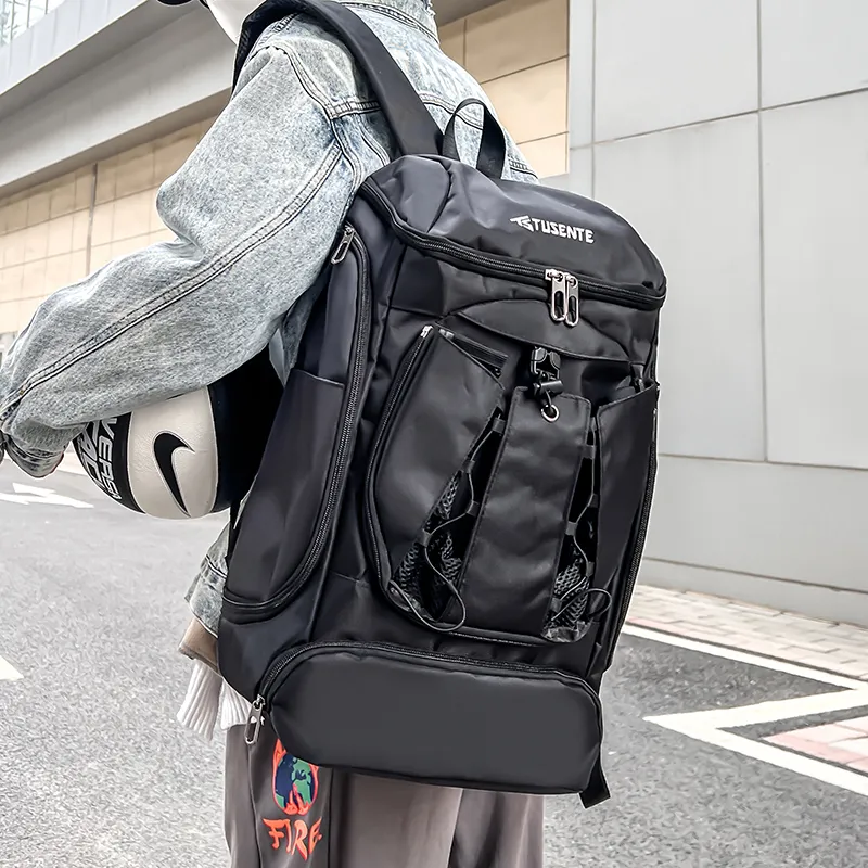 Deli Bear Oxford Backpack Regular Unisex Gray/Black/Red/Camouflage-3