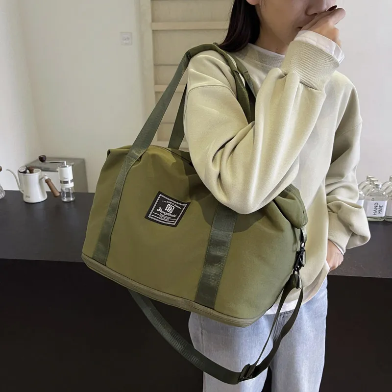 OUZIHUANG Oxford Travel Bag Unisex Multicolor-17