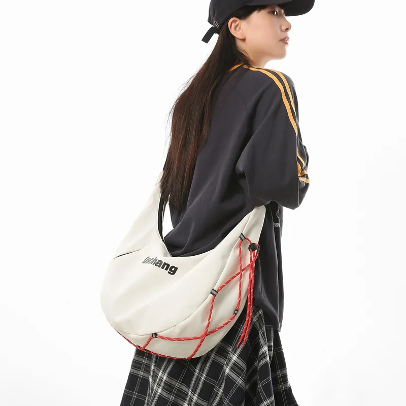 Deli Bear Nylon Shoulder Bag Regular Unisex Multicolor-8