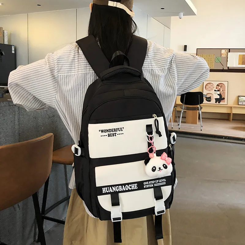 Deli Bear Nylon Backpack Women's Multicolor-3