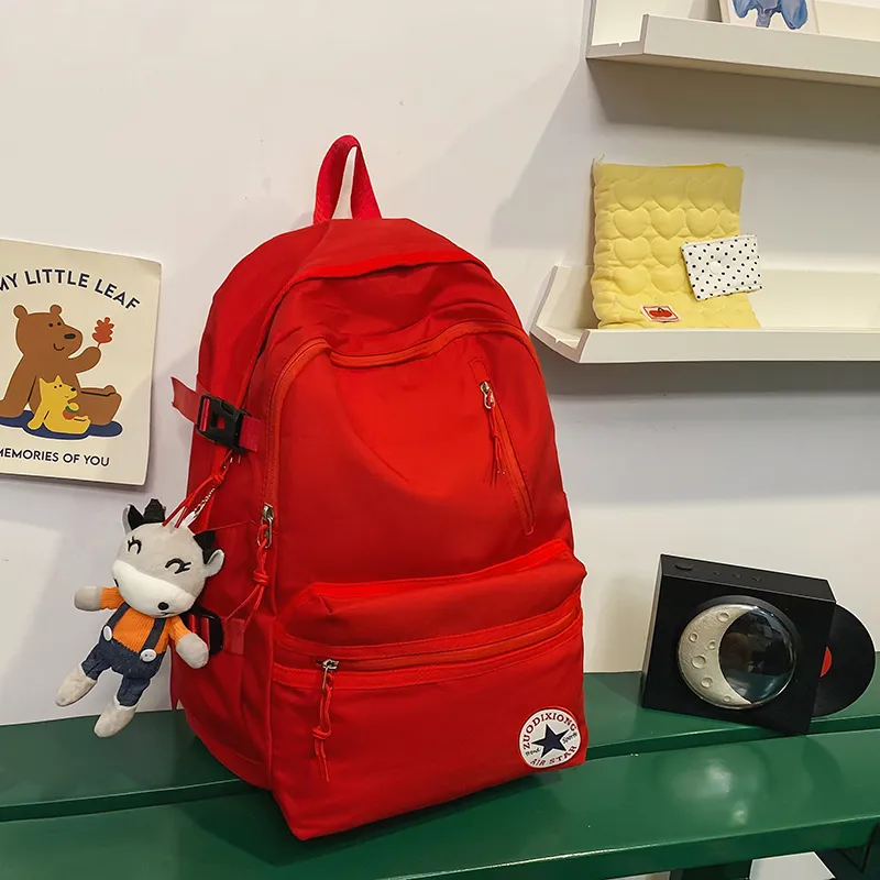 OUZIHUANG Nylon Backpack Unisex Multicolor-10