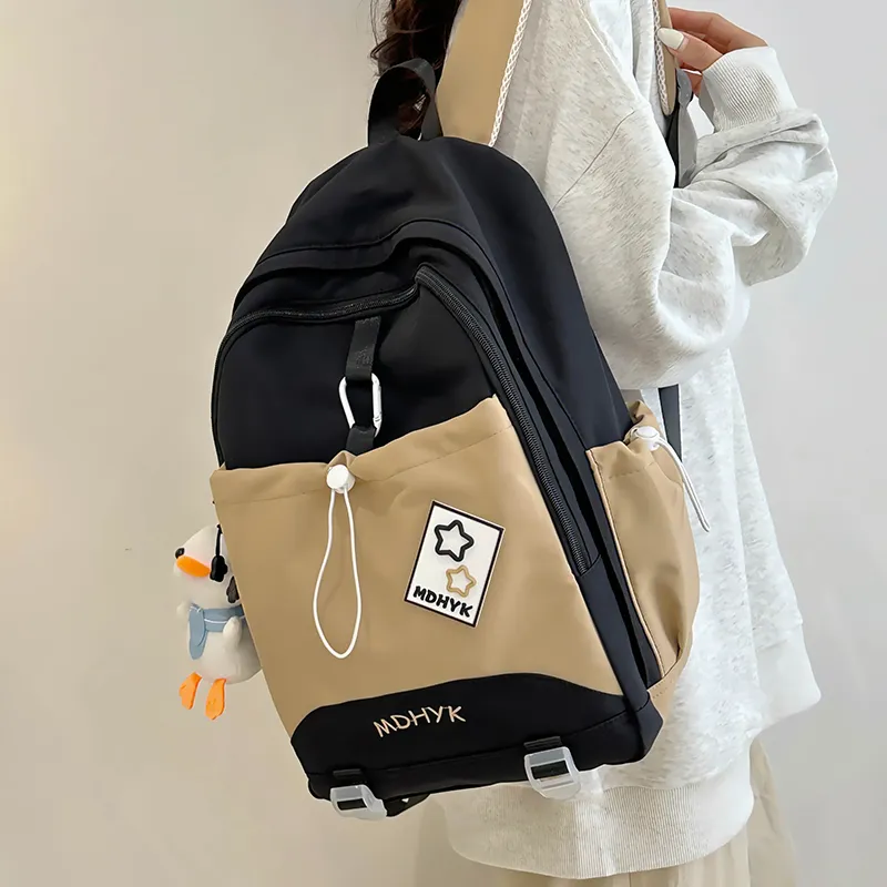 Tong Tong Rabbit Nylon Backpack Unisex Multicolor-16