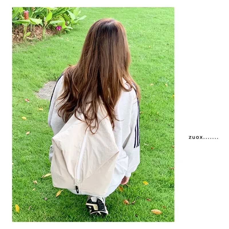 Tong Tong Rabbit Washed Cloth Backpack Unisex Multicolor-1