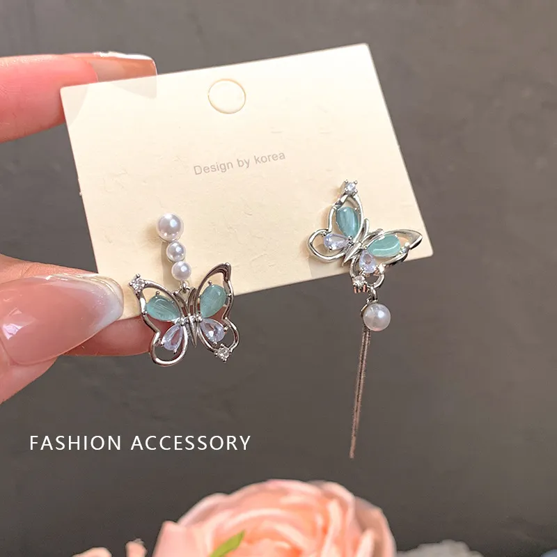 Tong Tong Rabbit S925 Sterling Silver Stud+Alloy+Resin Earrings Women's-2
