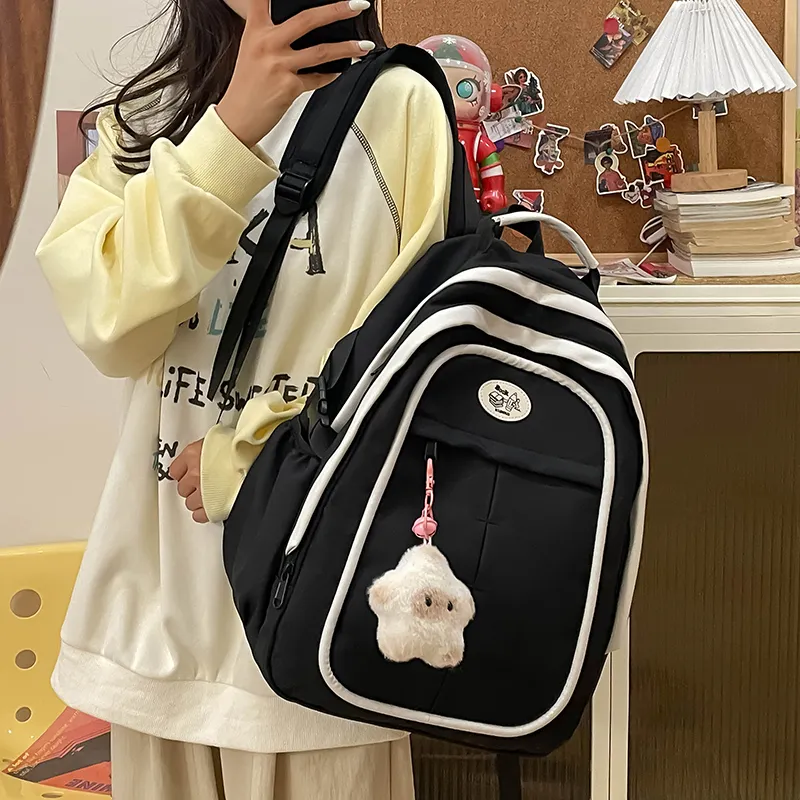 Tong Tong Rabbit Nylon Backpack Women's Multicolor-13