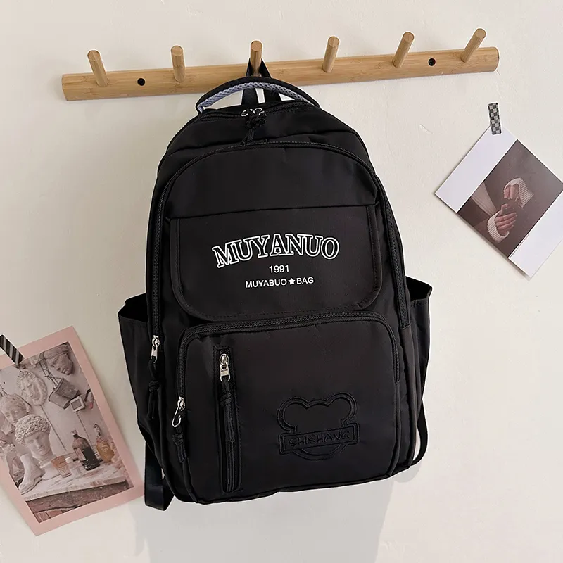 OUZIHUANG Oxford Backpack Regular Unisex Multicolor-16