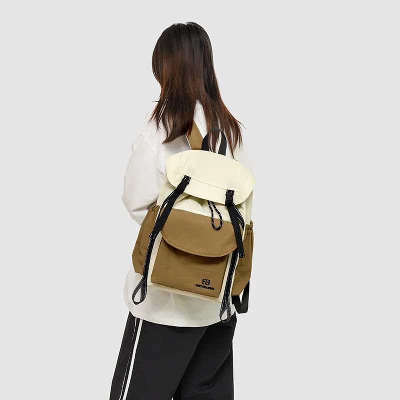 OUZIHUANG Oxford Backpack Regular Unisex Purple/Khaki/Orange/Black-7