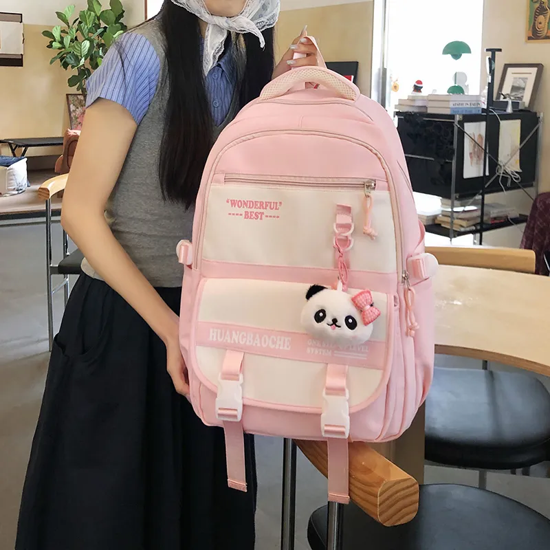 Deli Bear Nylon Backpack Women's Multicolor-8