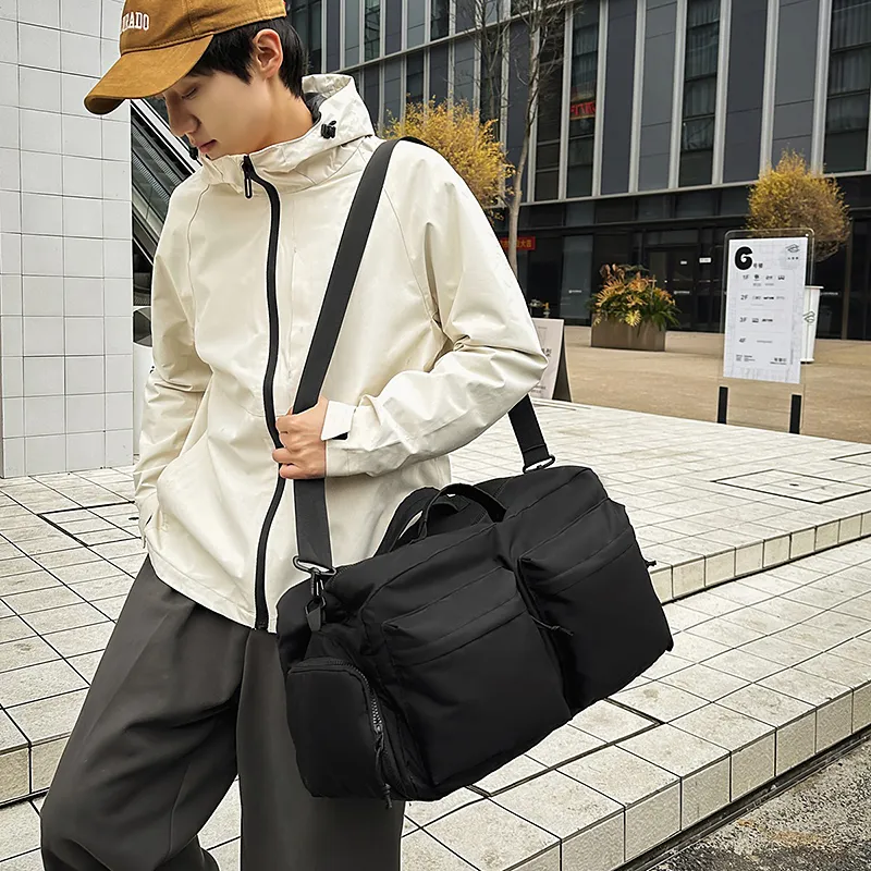 Tong Tong Rabbit Nylon Travel Bag Unisex Multicolor-2