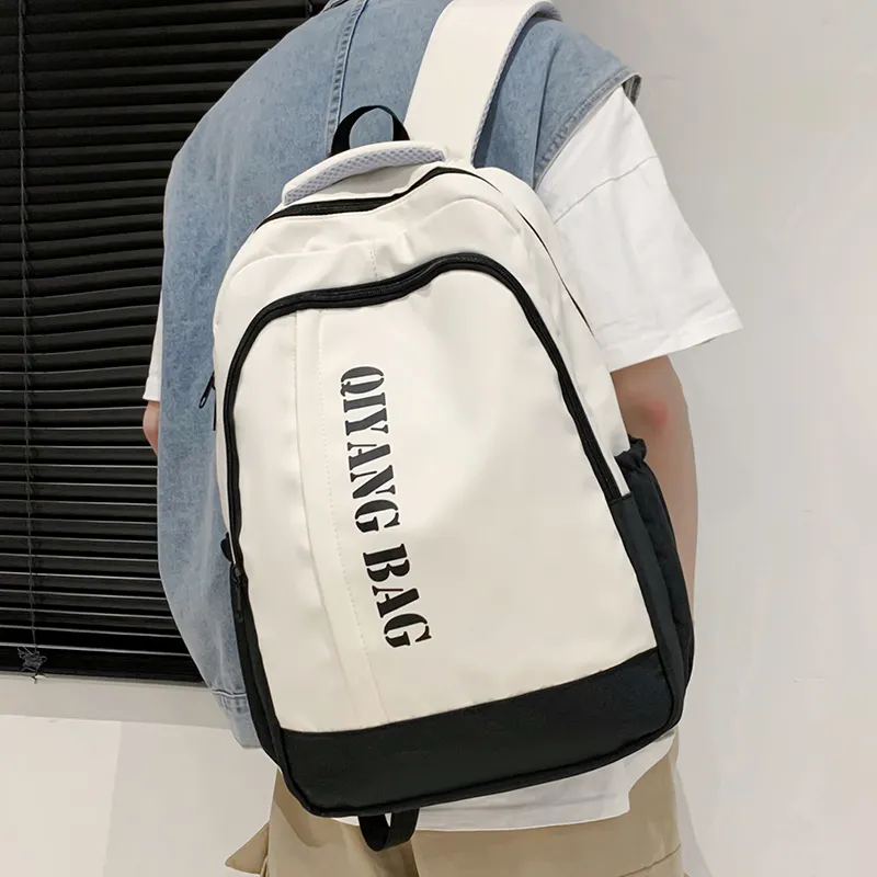 Tong Tong Rabbit Nylon Backpack Large Size Unisex Multicolor-11