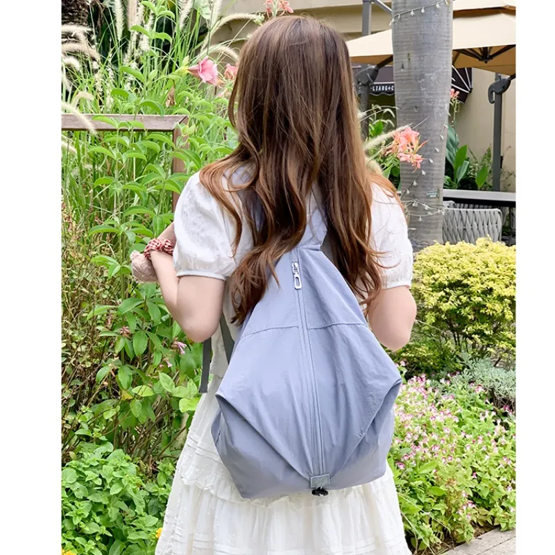 Tong Tong Rabbit Washed Cloth Backpack Unisex Multicolor-7
