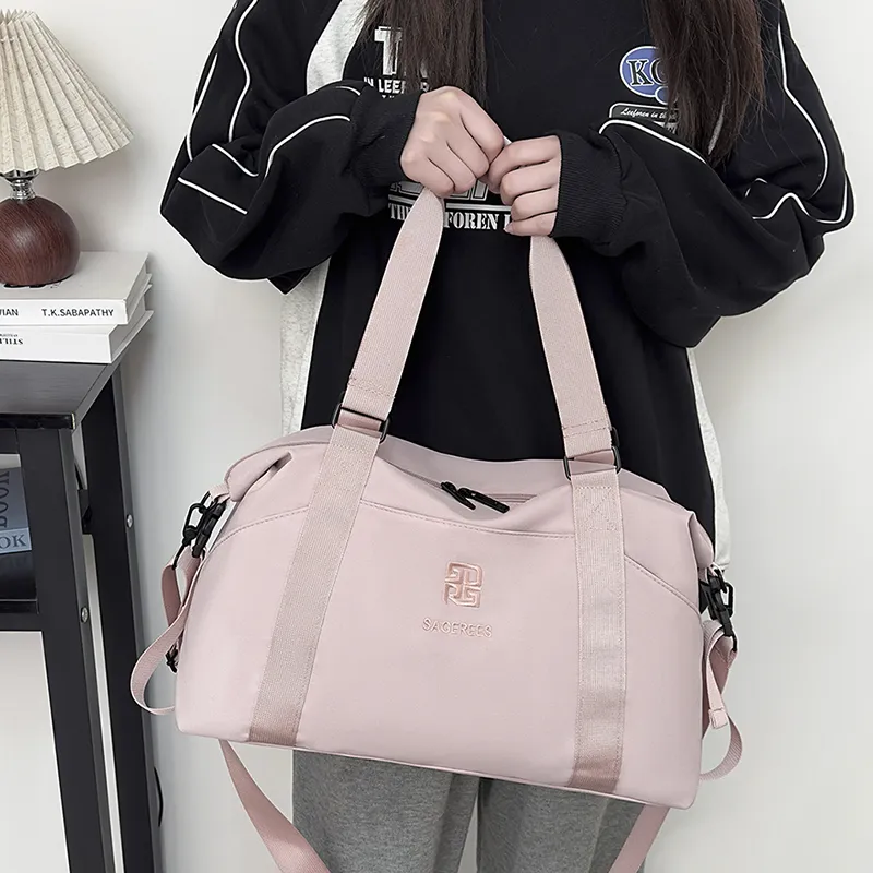 OUZIHUANG Nylon Travel Bag Unisex Multicolor-10