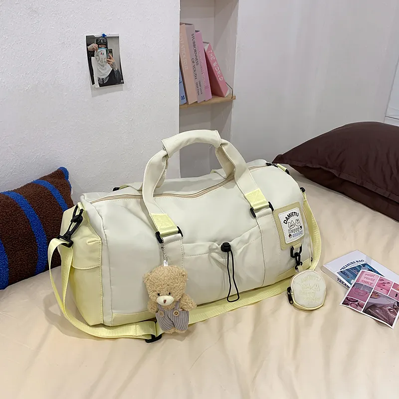 OUZIHUANG Nylon Travel Bag Women's Multicolor-10