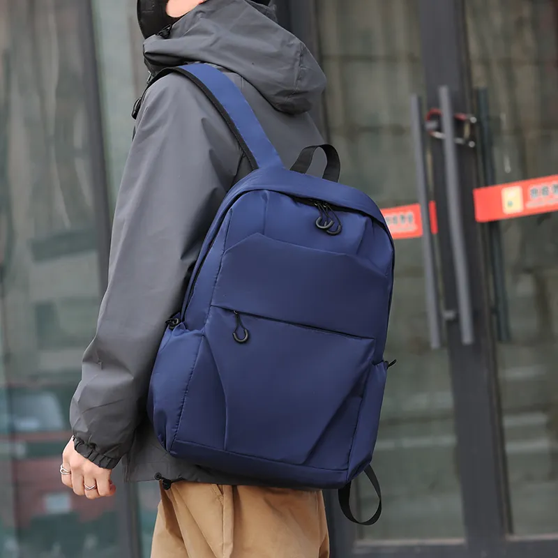 Tong Tong Rabbit Oxford Backpack Men's Black/Blue/Gray-6