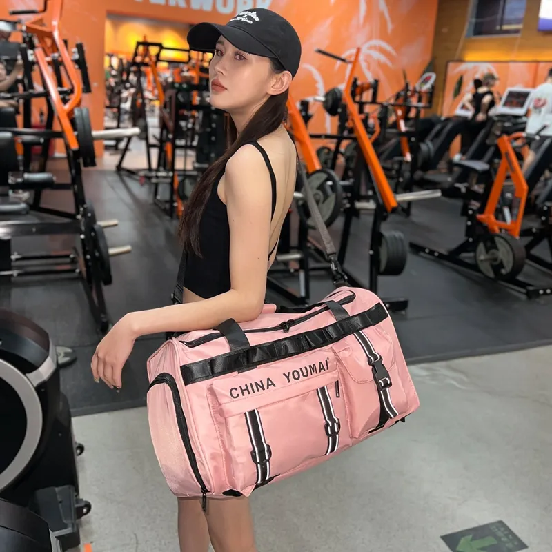Deli Bear Nylon Gym Bag Unisex Multicolor-8