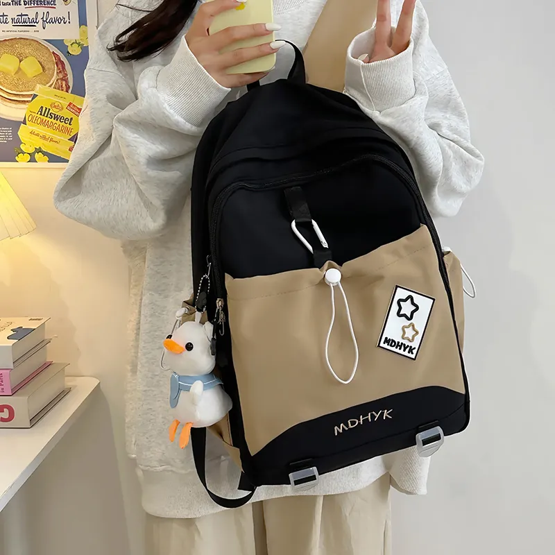 Tong Tong Rabbit Nylon Backpack Unisex Multicolor-18