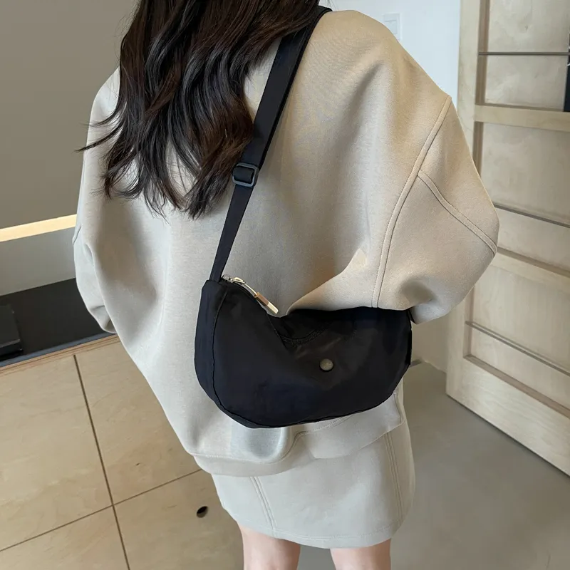 OUZIHUANG Nylon Fabric Crossbody Bag, Shoulder Bag Women's Multicolor-23