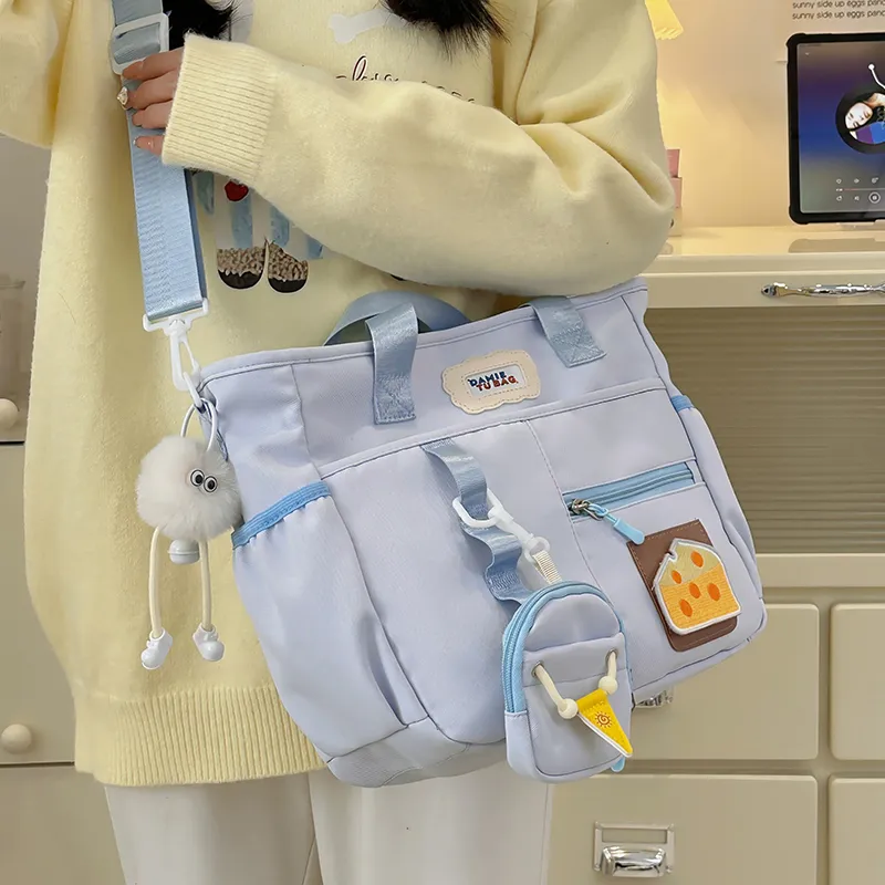 Deli Bear Polyester Tote Bag Shoulder Bag Women's Multicolor-12