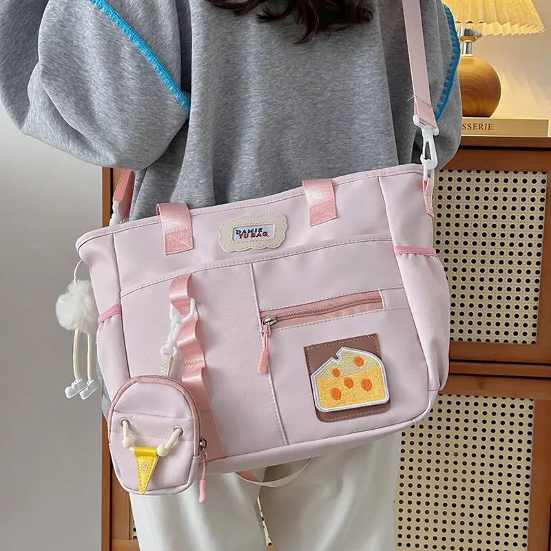 Deli Bear Polyester Tote Bag Shoulder Bag Women's Multicolor-1
