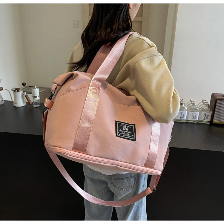 OUZIHUANG Oxford Travel Bag 30L Women's Multicolor-15