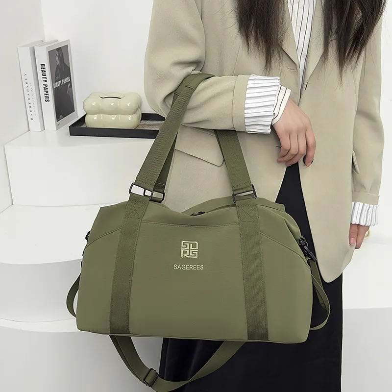 OUZIHUANG Nylon Travel Bag Unisex Multicolor-1