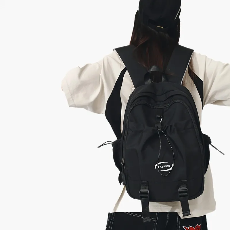 Tong Tong Rabbit Nylon Backpack Large Size Unisex Multicolor-15