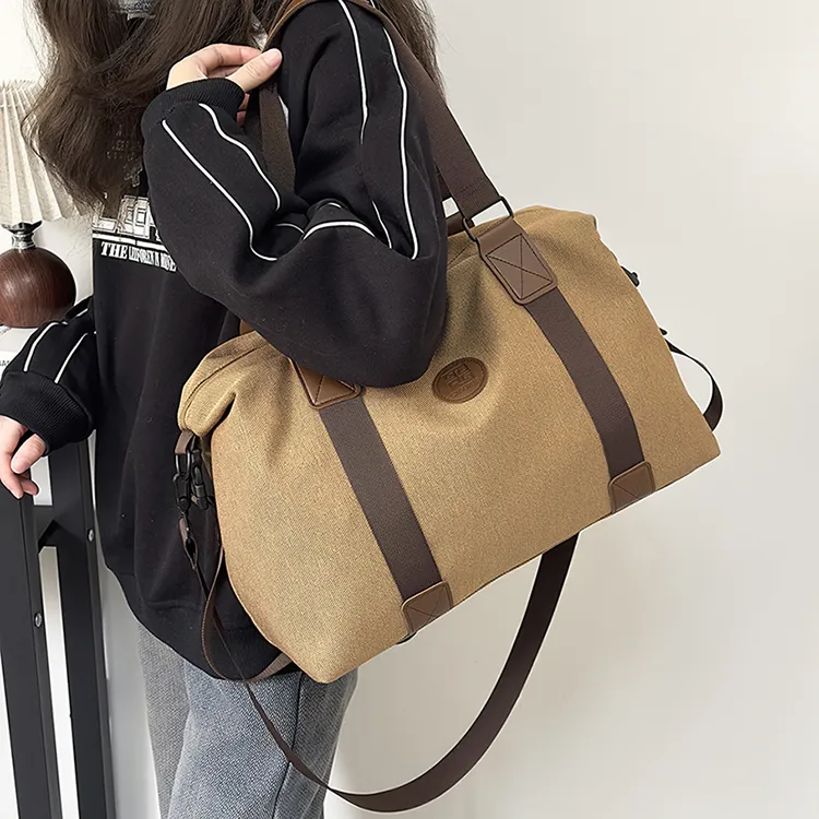 OUZIHUANG Nylon Travel Bag 34L Unisex Multicolor-22
