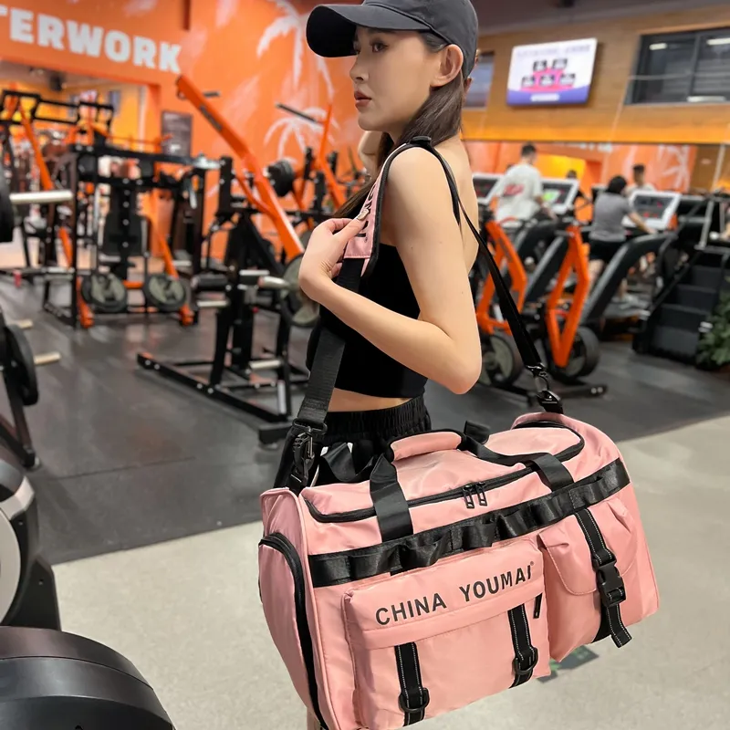 Deli Bear Nylon Gym Bag Unisex Multicolor-7