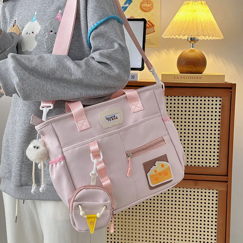 Deli Bear Polyester Tote Bag Shoulder Bag Women's Multicolor-4