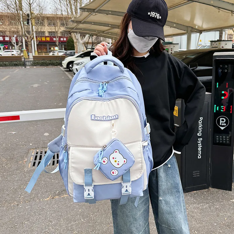 OUZIHUANG Oxford Backpack Women's Multicolor-11