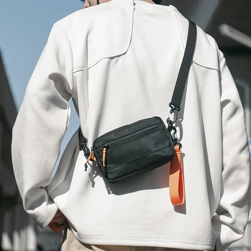 OUZIHUANG Nylon Crossbody Bag Unisex Multicolor-5