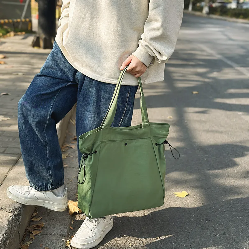 OUZIHUANG Nylon Tote Bag Shoulder Bag Unisex Multicolor-12