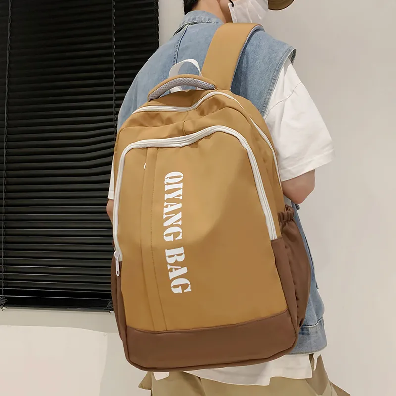Tong Tong Rabbit Nylon Backpack Large Size Unisex Multicolor-16