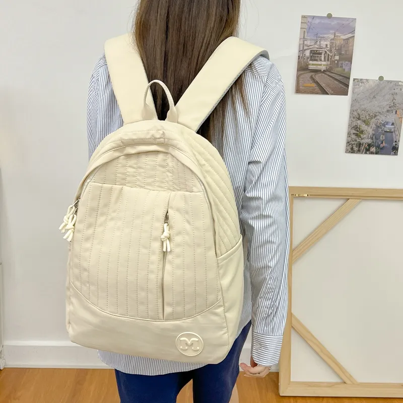 Deli Bear Nylon Fabric Backpack Regular Unisex Multicolor-15