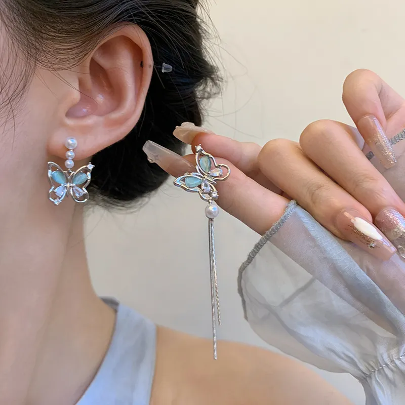 Tong Tong Rabbit S925 Sterling Silver Stud+Alloy+Resin Earrings Women's-4
