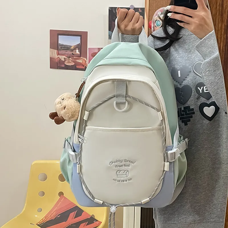 Tong Tong Rabbit Nylon Backpack Women's Multicolor-6