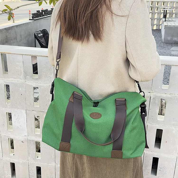 OUZIHUANG Nylon Travel Bag 34L Unisex Multicolor-4