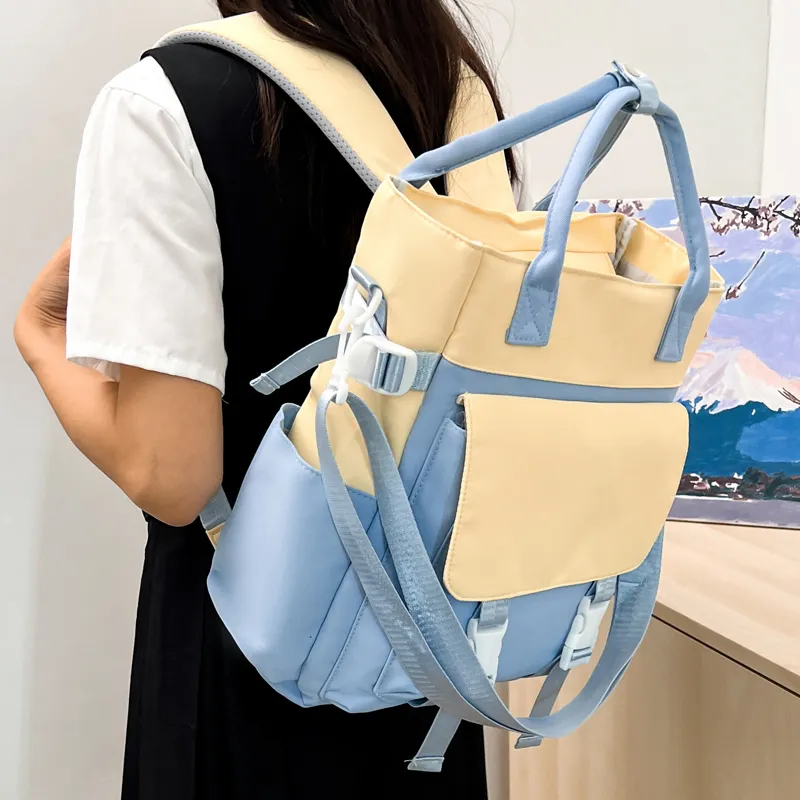 Deli Bear Canvas Backpack Regular Unisex Multicolor-13