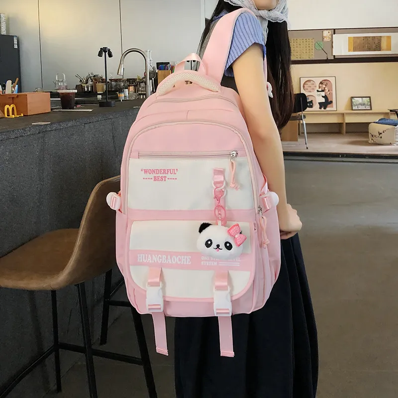 Deli Bear Nylon Backpack Women's Multicolor-7