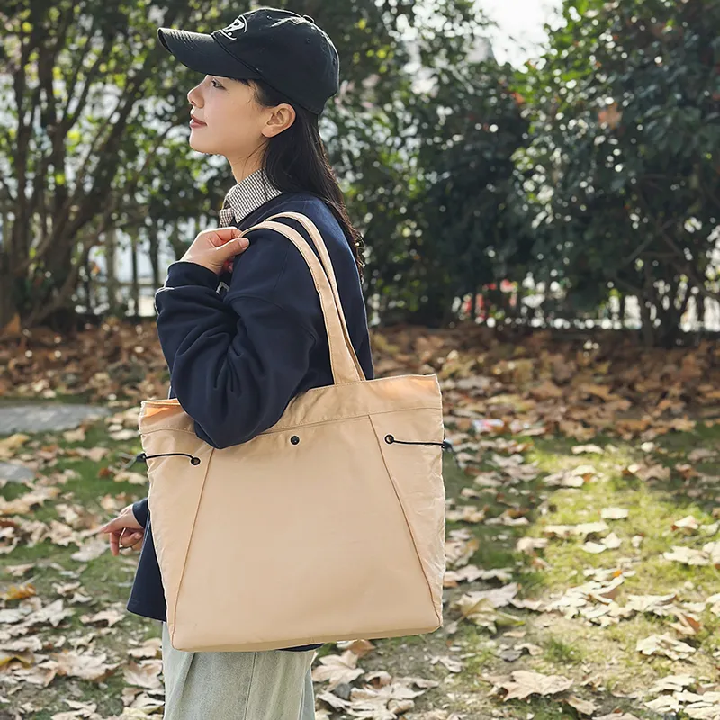 OUZIHUANG Nylon Tote Bag Shoulder Bag Unisex Multicolor-8